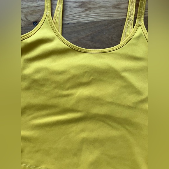 🔥 Like new Girlfriend Collective Gemma scoop tank in citrine - size M 🔥 - Picture 3 of 6